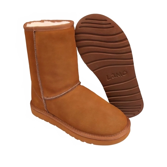 Lamo Shoes - Lamo Kora Water Resistant Suede Chestnut Boots